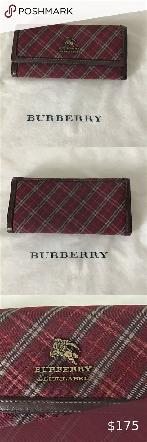 replica burberry house check wallet|is burberry blue label authentic.